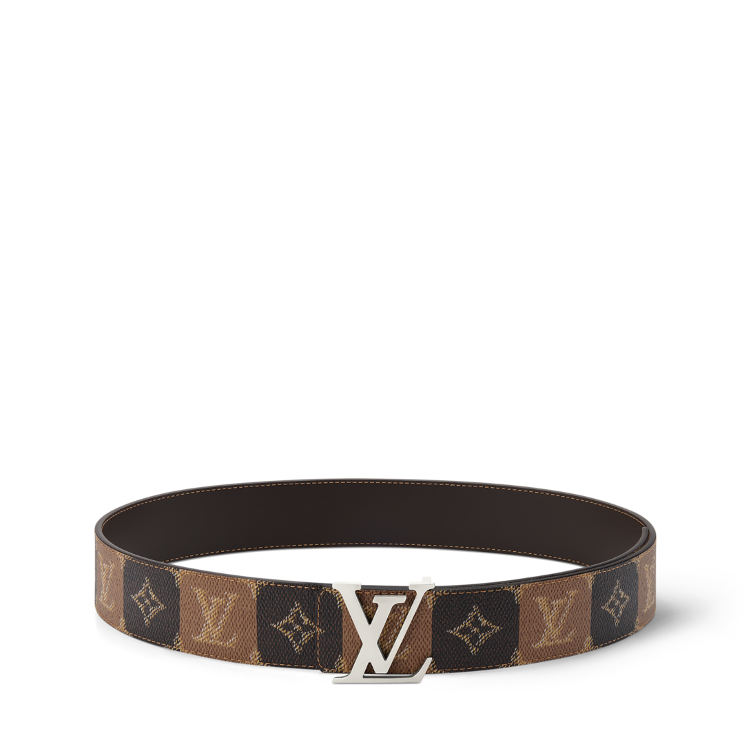 ベルト・LV イニシャル カレッジ モノグラム・ヘリテージ 40MM